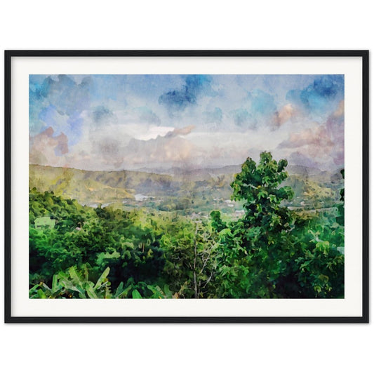 La Vista del Mango Print