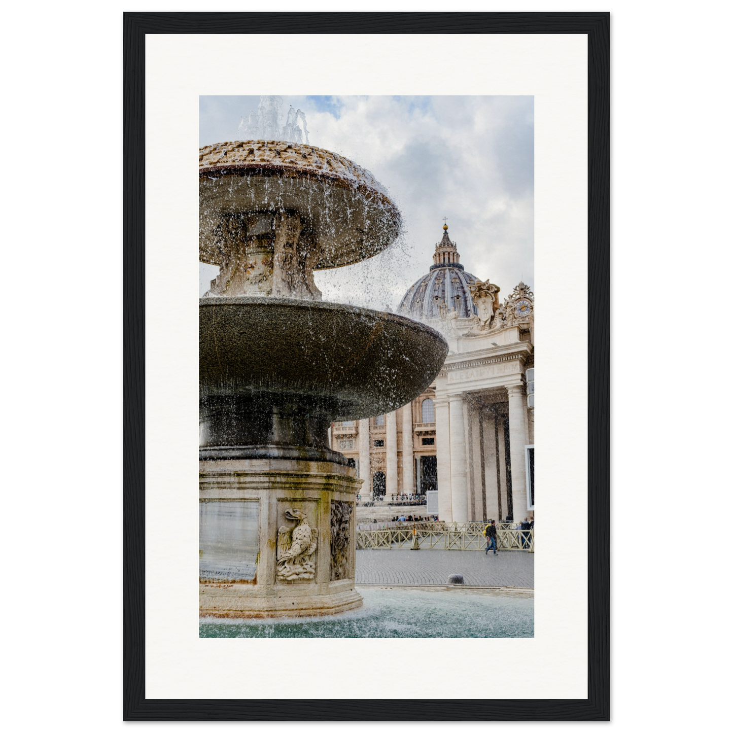 Maderno's Fountain Framed